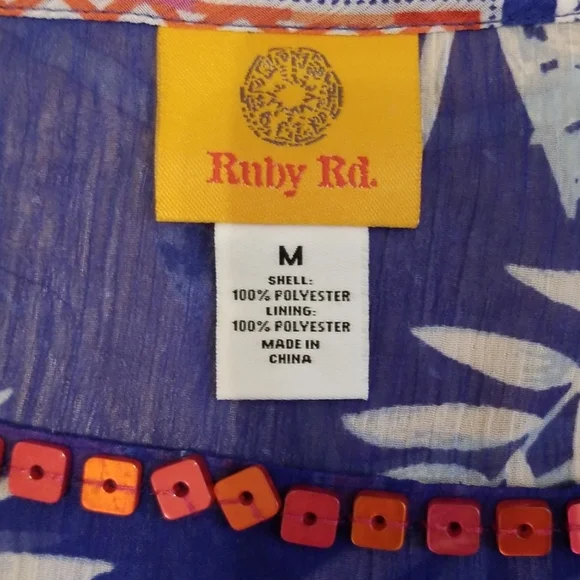 Ruby Rd. Batwing Blouse - Picture 3 of 4